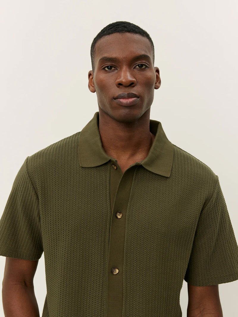 Axel Jersey Polo - Olive Night