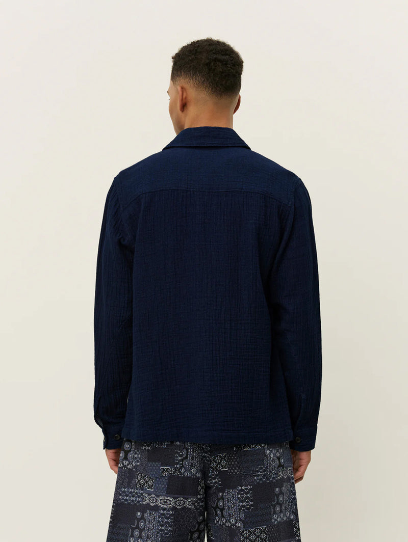 Milian Indigo Overshirt - Dark Navy