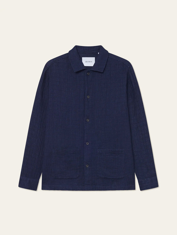 Milian Indigo Overshirt - Dark Navy
