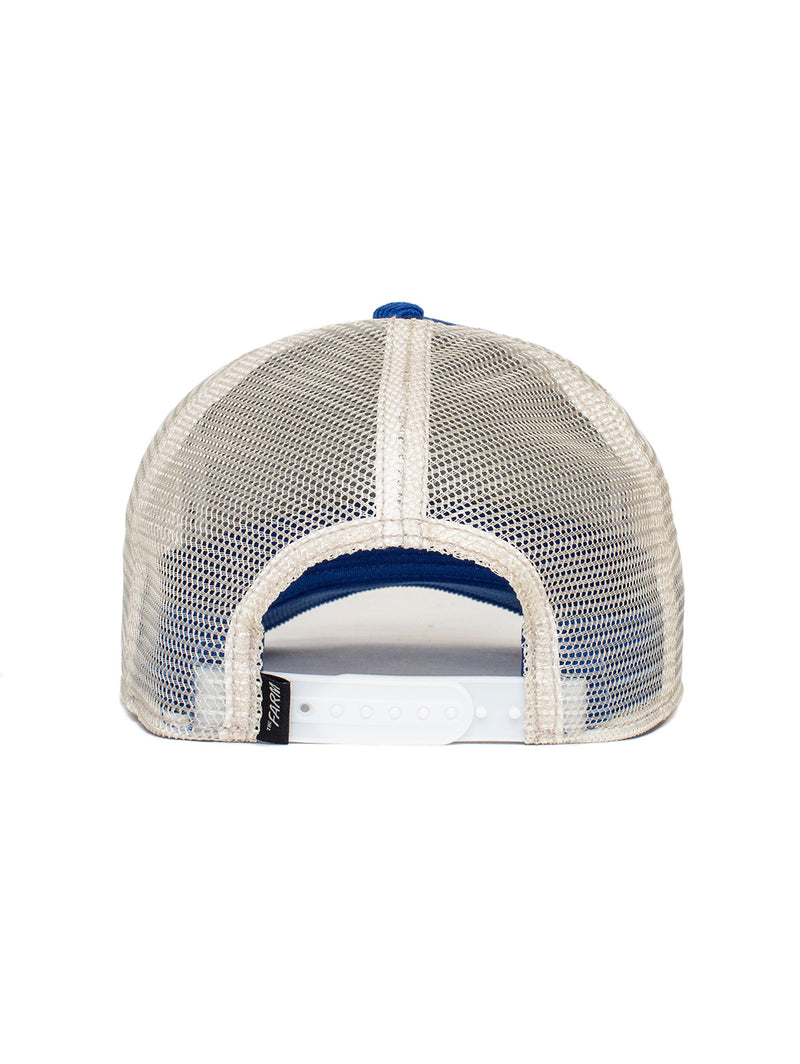 Sly Stallione Trucker Hat - Blue-GOORIN BROTHERS-Over the Rainbow