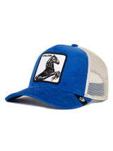 Sly Stallione Trucker Hat - Blue-GOORIN BROTHERS-Over the Rainbow