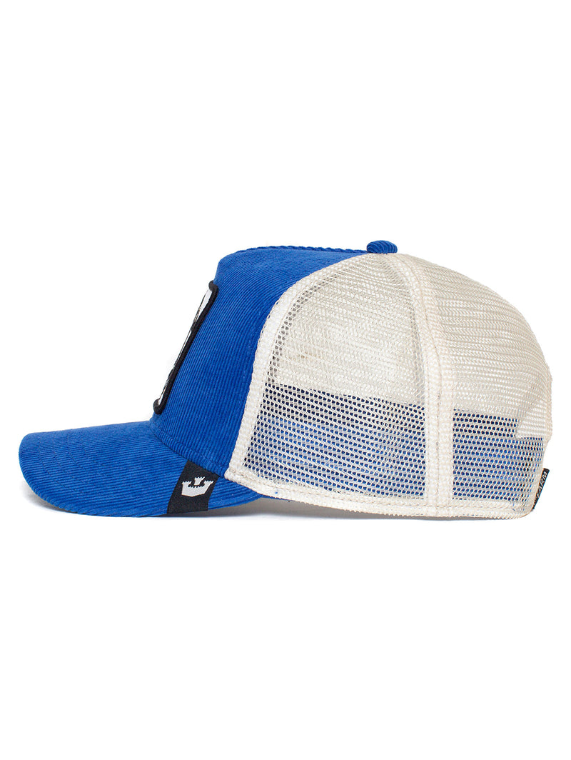 Sly Stallione Trucker Hat - Blue-GOORIN BROTHERS-Over the Rainbow