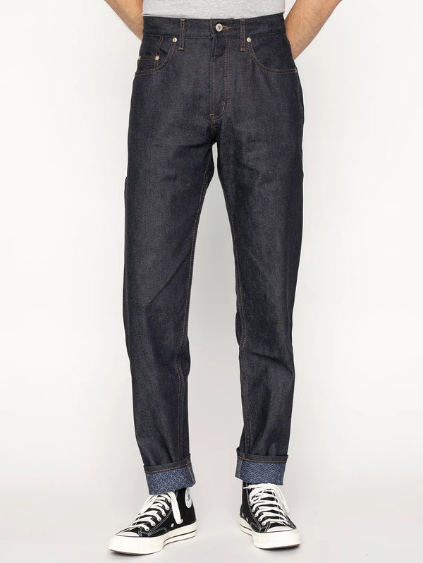 Easy Guy Jean - Kimono Print Selvedge-Naked & Famous-Over the Rainbow