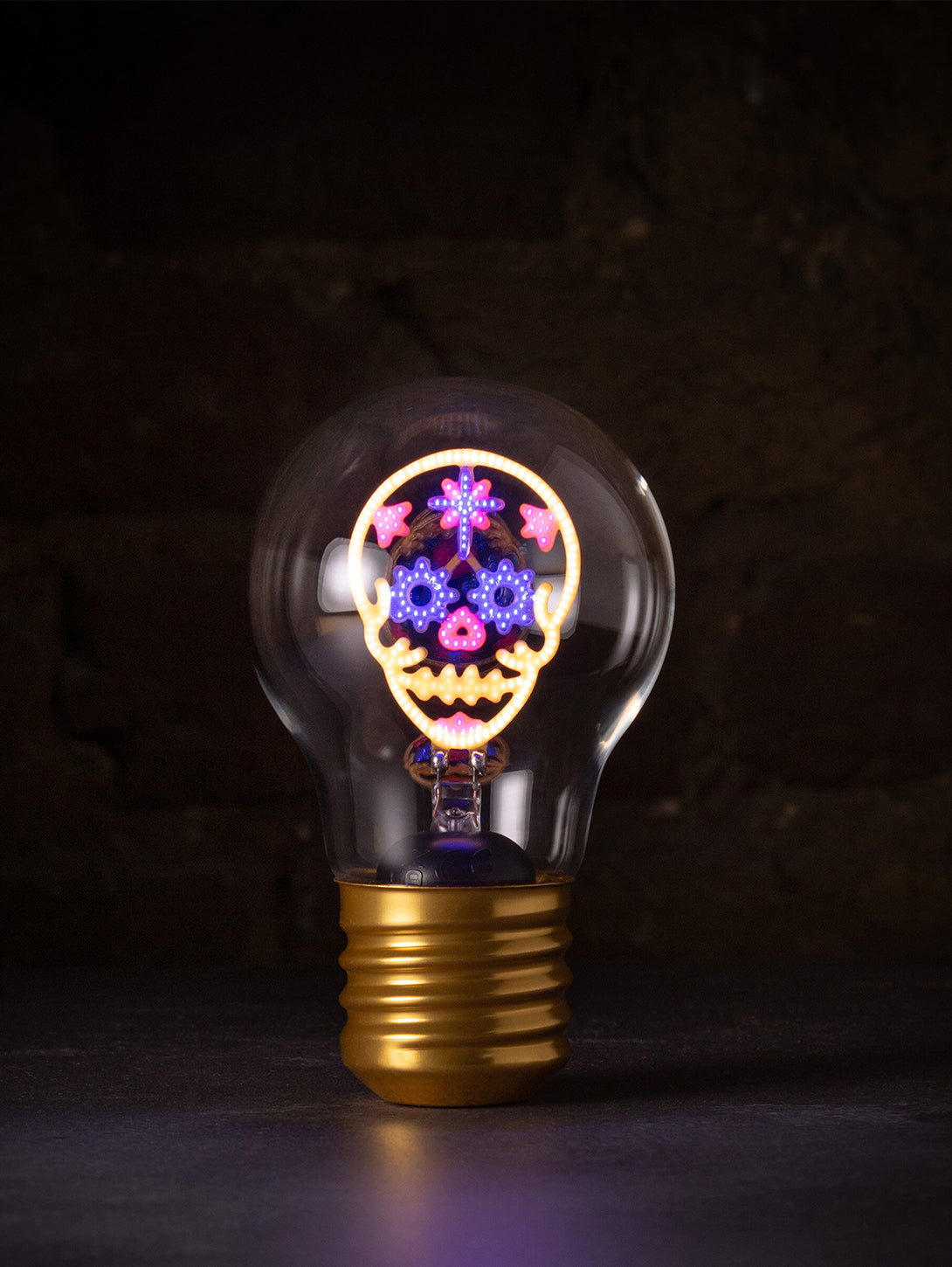 Cordless Calavera Light Bulb-SUCK UK-Over the Rainbow