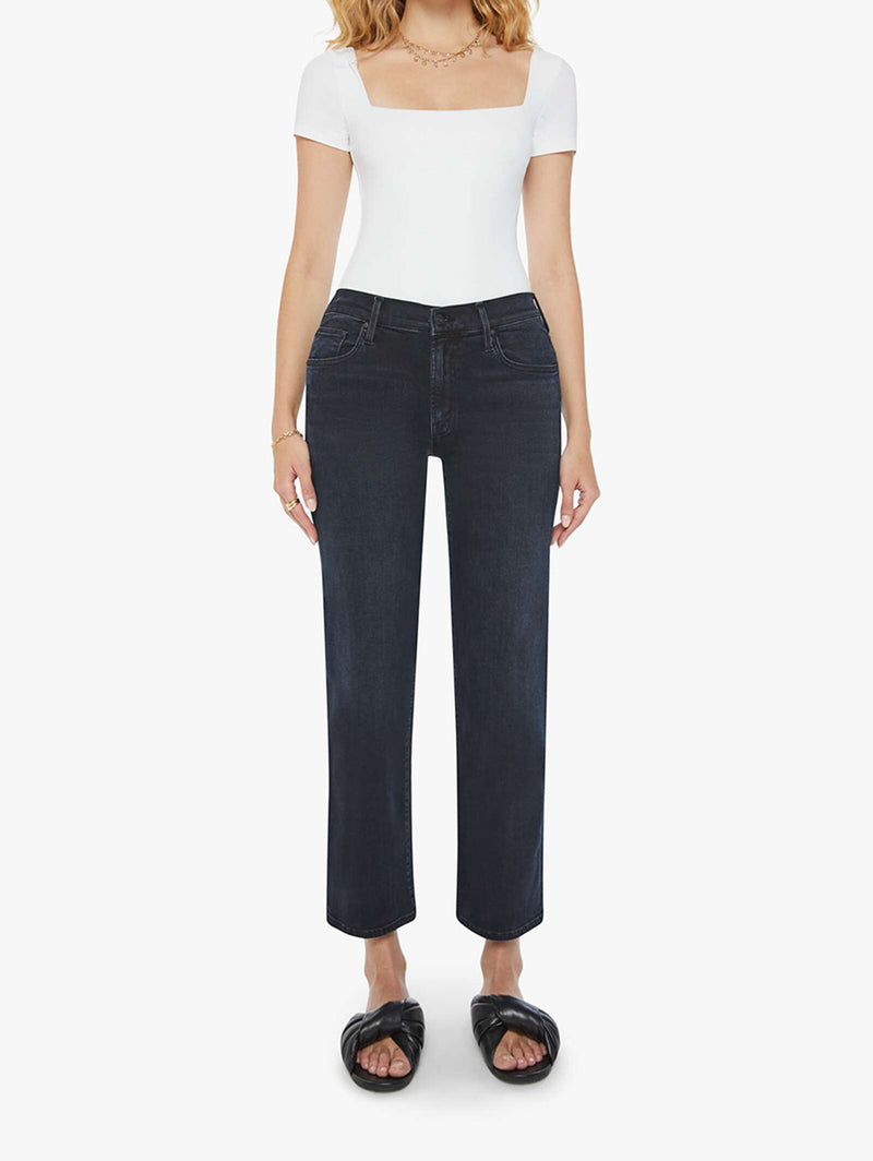 The Mid Rise Rambler Zip Ankle Jean - Night In Venice-Mother-Over the Rainbow
