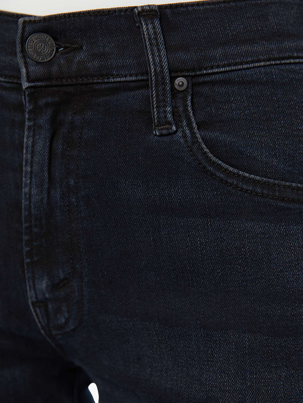 MOTHER | The Mid Rise Rambler Zip Ankle - Night In Venice