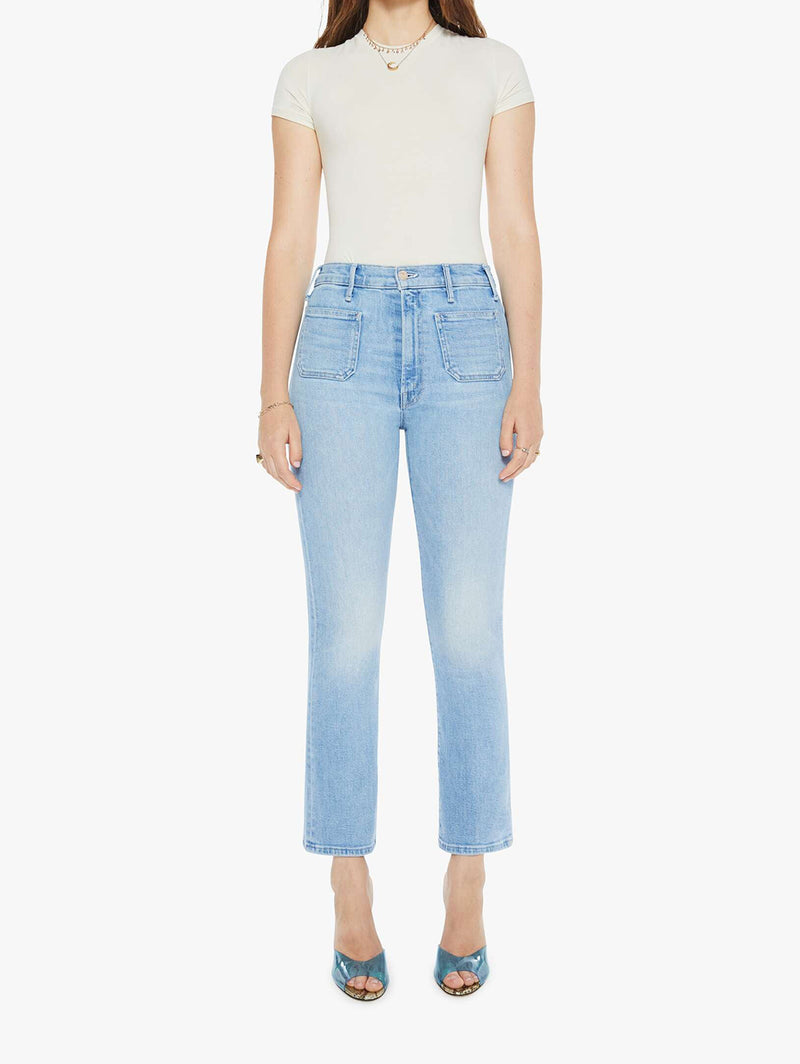 Hustler Patch Pocket Ankle Jean - Tune In Tune Out