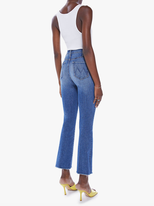 The Hustler Ankle Fray Bootcut Jean- Healing Jar-Mother-Over the Rainbow