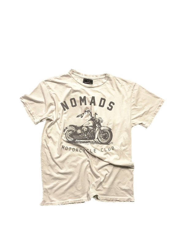 Nomads Tee - Antique White-Retro Brand-Over the Rainbow