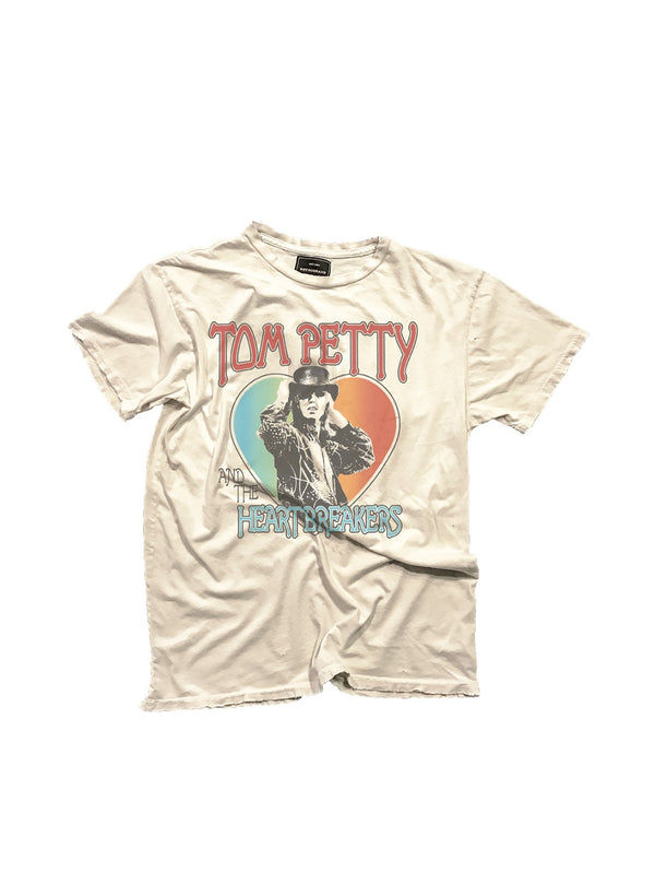 Tom Petty Tee - Antique White-Retro Brand Black Label-Over the Rainbow