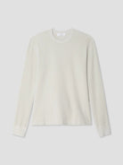 Long Sleeve Waffle Crew Tee - Ash-SAVE KHAKI-Over the Rainbow