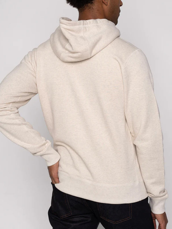 Terry Zip Hoodie - Oatmeal-Naked & Famous-Over the Rainbow