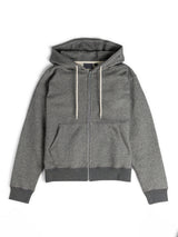 Terry Zip Hoodie - Charcoal-Naked & Famous-Over the Rainbow