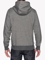 Terry Zip Hoodie - Charcoal-Naked & Famous-Over the Rainbow