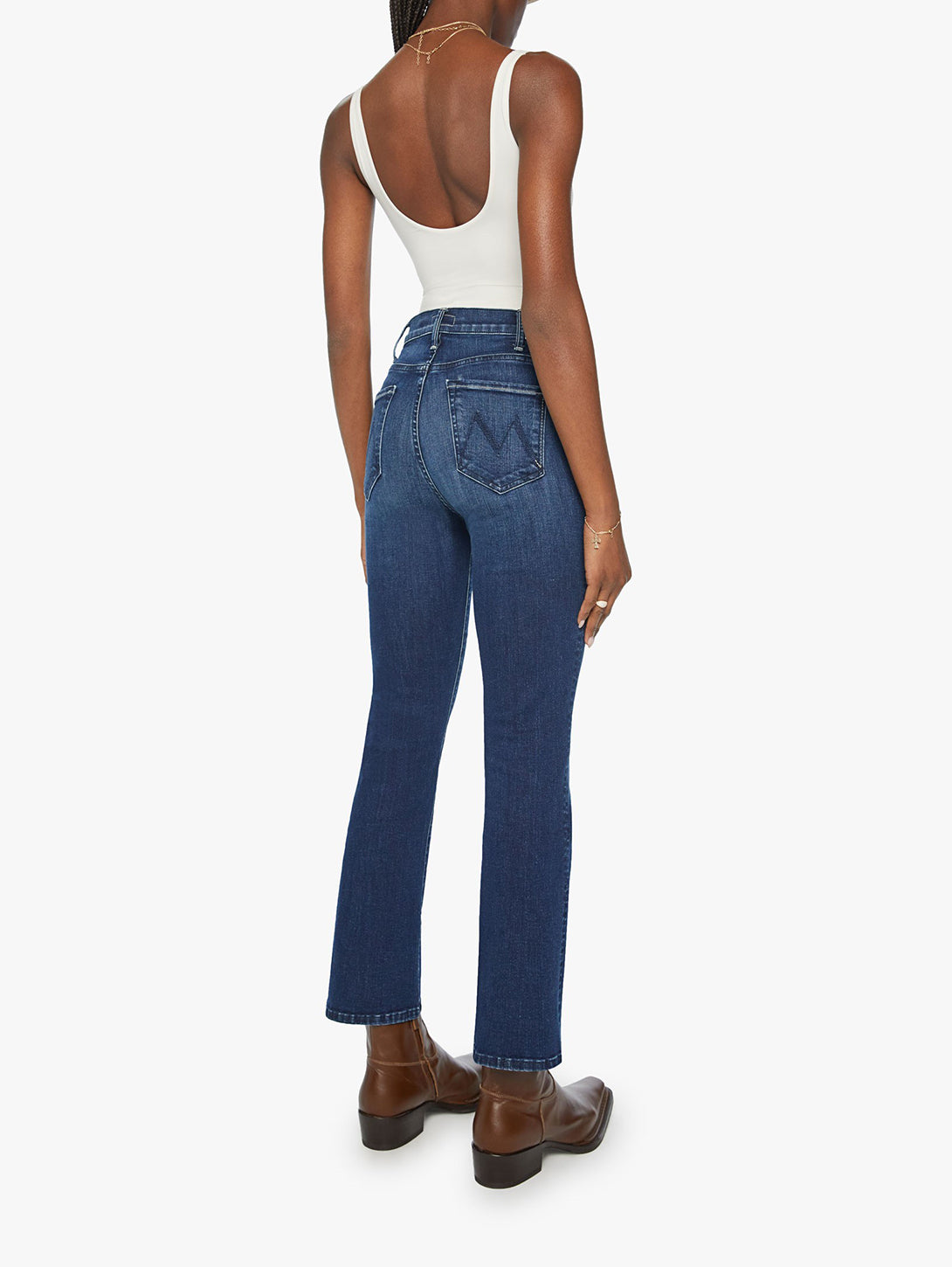 The Hustler Ankle Bootcut Jean - Heirloom-Mother-Over the Rainbow