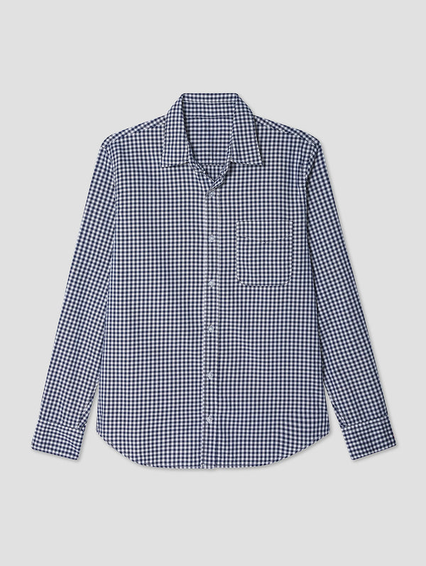 Yarn Dyed Standard Shirt - Gingham-SAVE KHAKI-Over the Rainbow