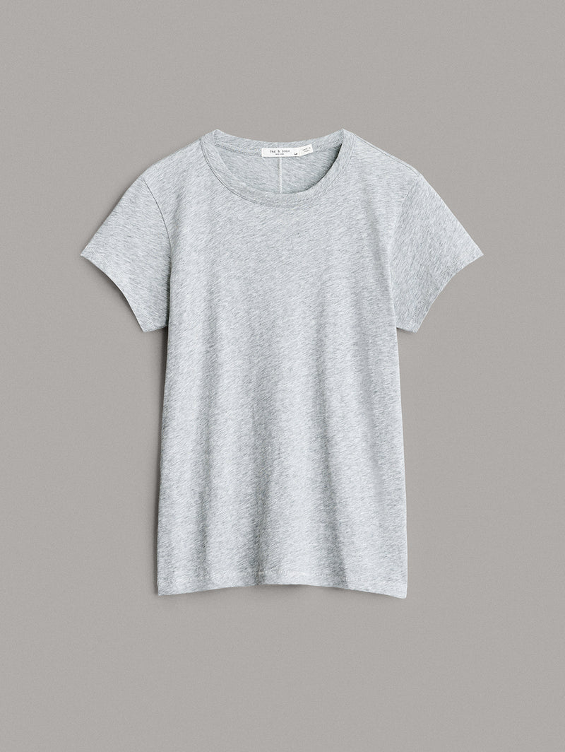The Slub Tee - Heather Grey-RAG + BONE-Over the Rainbow