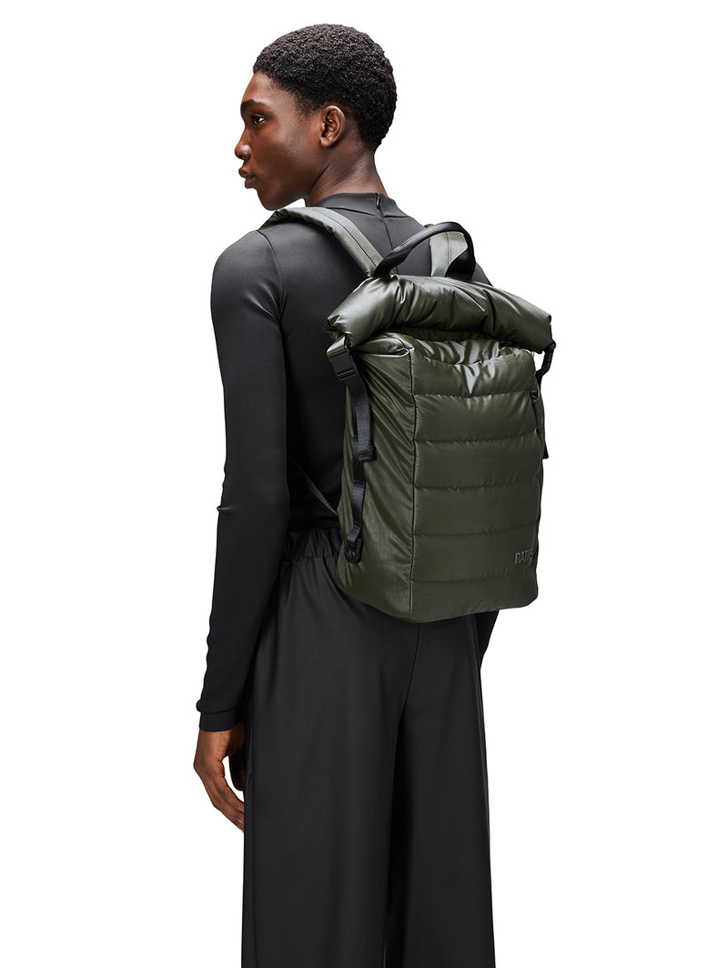 Bator Puffer Backpack - Green-Rains-Over the Rainbow