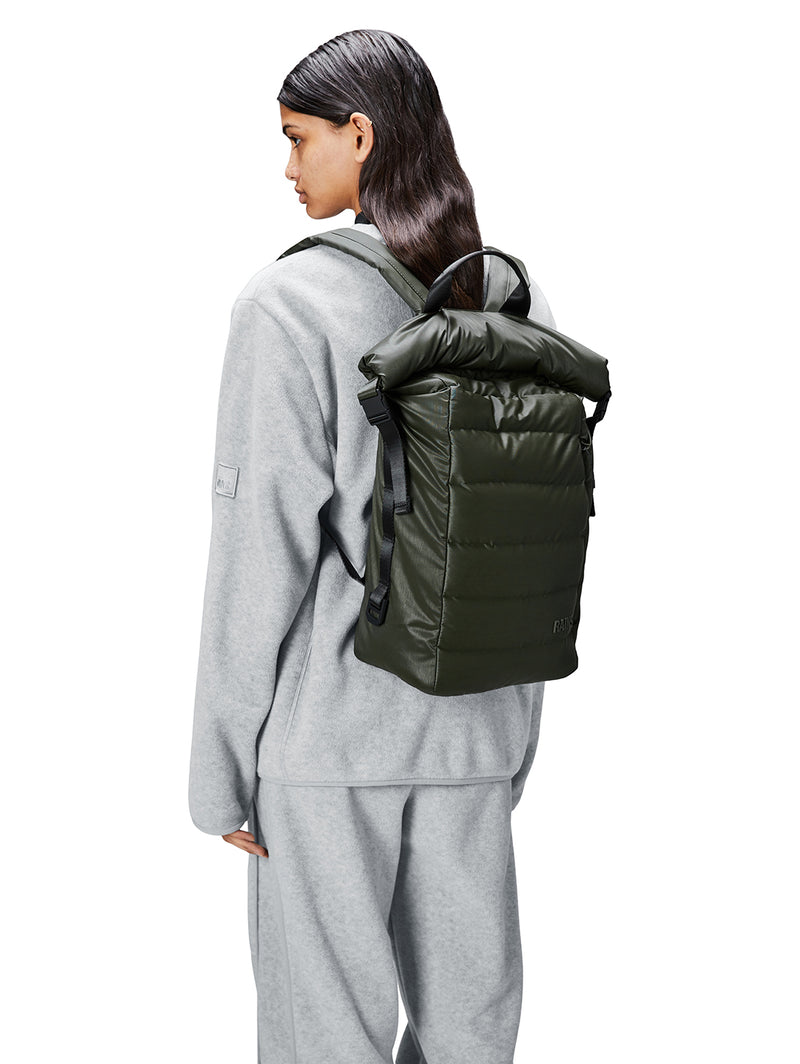 Bator Puffer Backpack - Green-Rains-Over the Rainbow