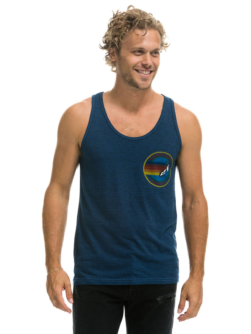 AV Logo Tank - Navy-AVIATOR NATION-Over the Rainbow