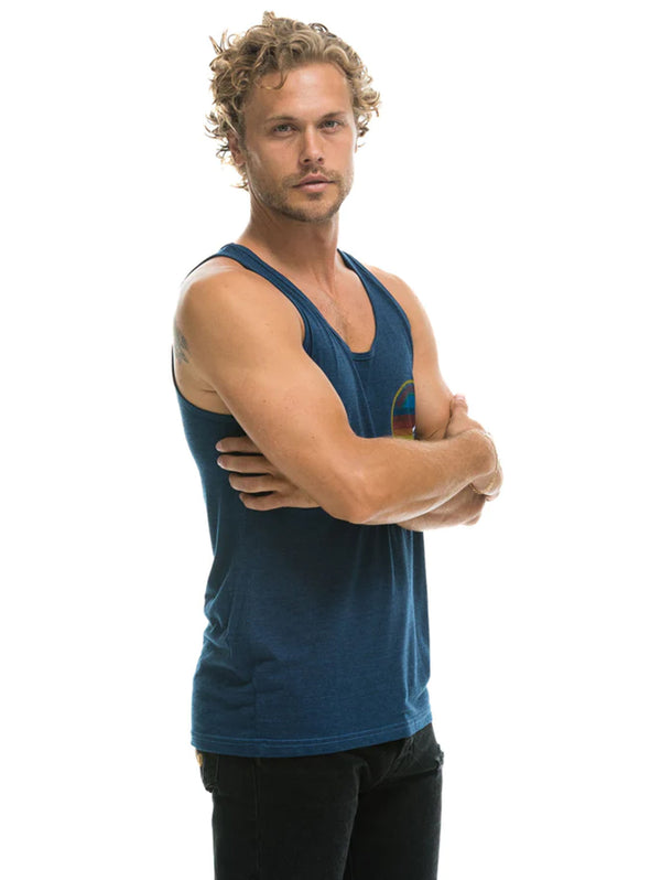 AV Logo Tank - Navy-AVIATOR NATION-Over the Rainbow