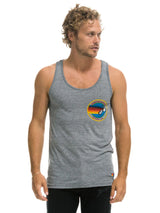 AV Logo Tank - Heather Grey-AVIATOR NATION-Over the Rainbow