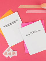 Weighted Blanket For My Soul - Letterpress Card-CHEZ GAGNE LETTERPRESS-Over the Rainbow