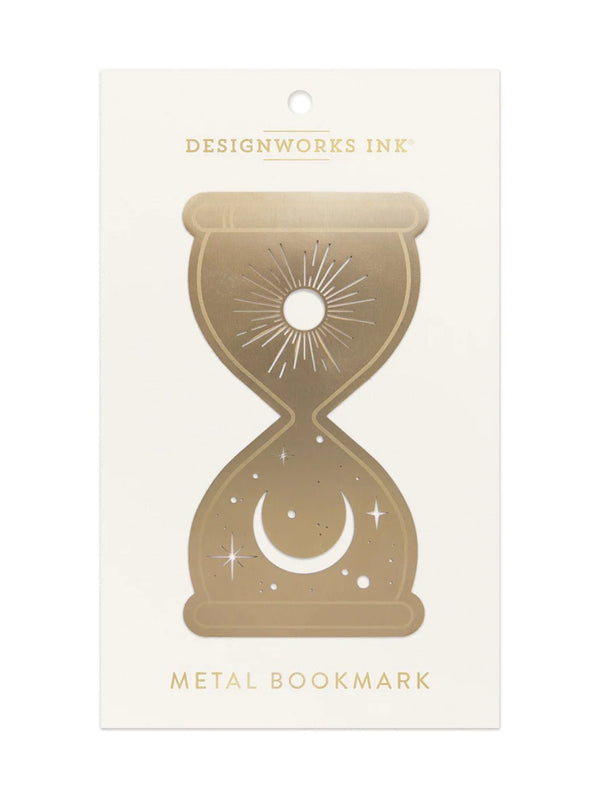 Metal Bookmark - Hourglass-DESIGN WORKS INK-Over the Rainbow
