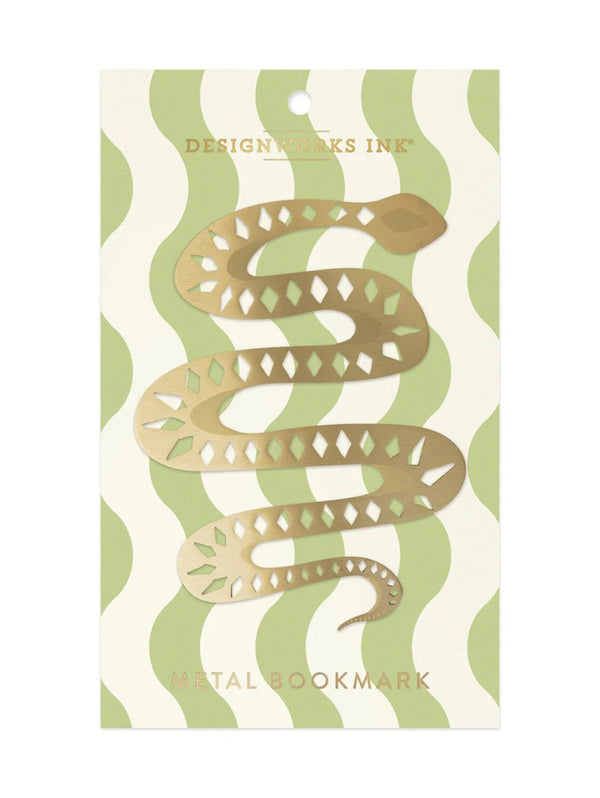 Metal Bookmark - Snake-DESIGN WORKS INK-Over the Rainbow