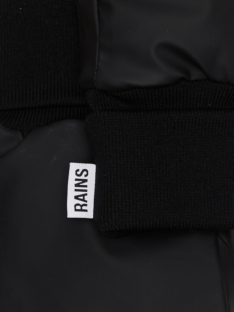 Puffer Mitten - Black-Rains-Over the Rainbow