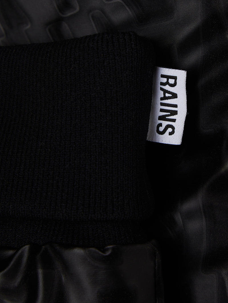 Puffer Mitten - Black-Rains-Over the Rainbow