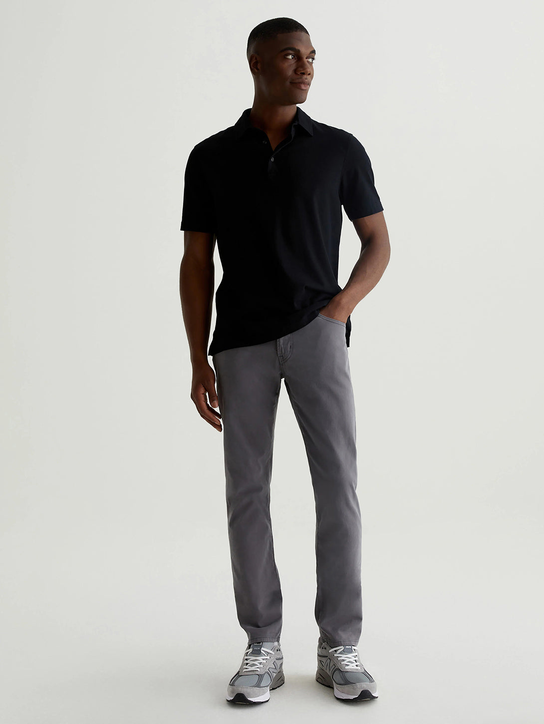 Tellis Modern Slim Pant - Folkestone Grey-AG Jeans-Over the Rainbow