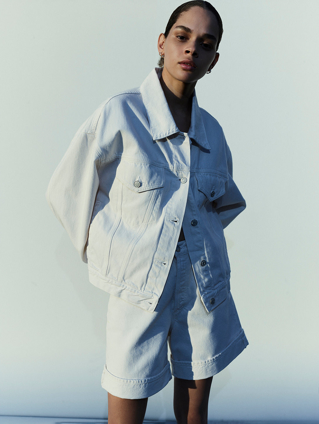 Dame High Rise Baggy Short - Fortune Cookie-AGOLDE-Over the Rainbow