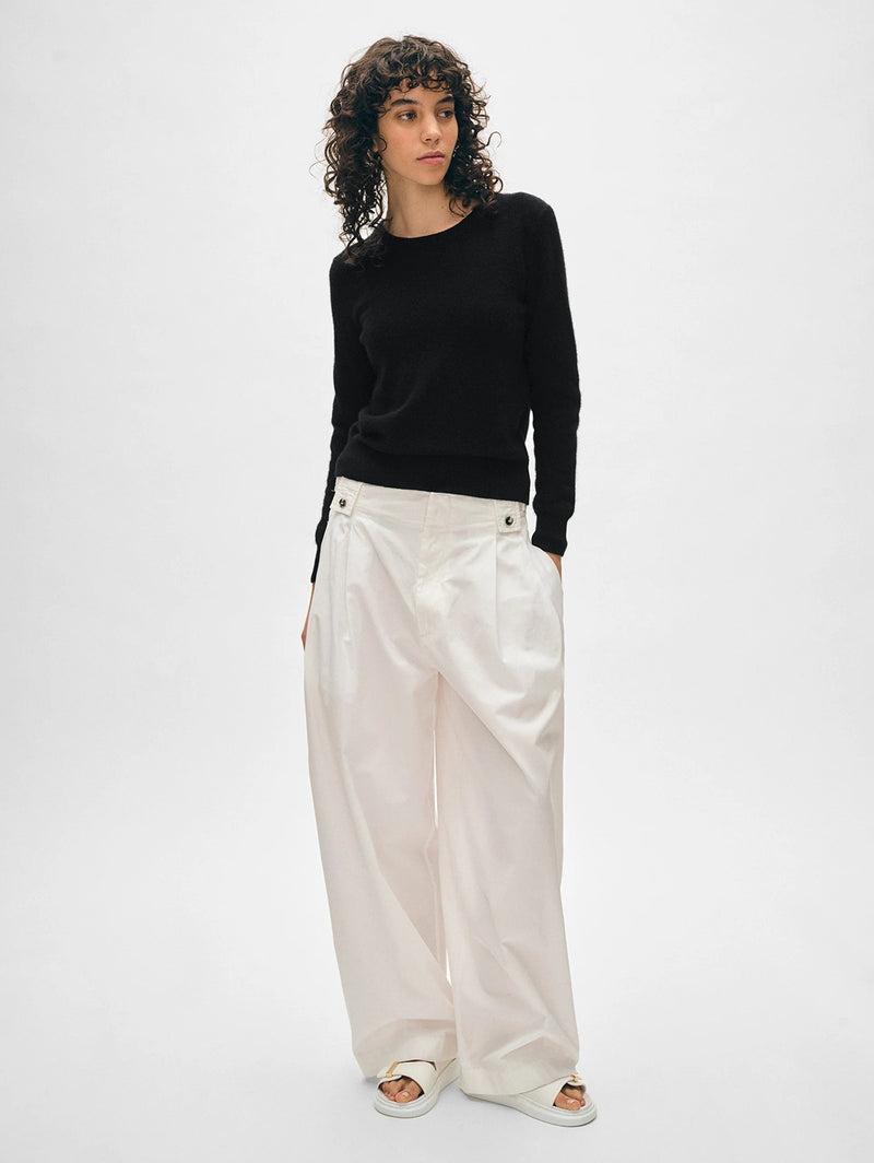 White and warren essential cashmere crewneck on sale