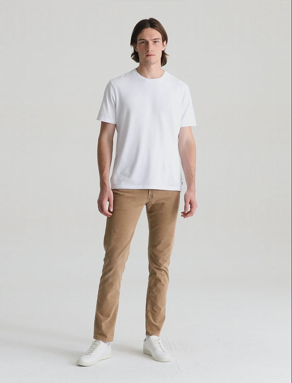 Tellis Modern Slim Pant - Sulfur Light Truffle Corduroy-AG Jeans-Over the Rainbow