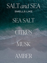 Clear Jar Soy Candle - Salt and Sea-SWEET WATER DECOR-Over the Rainbow