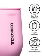 Neon Lights Stemless - 12oz Sun Soaked Pink-CORKCICLE-Over the Rainbow