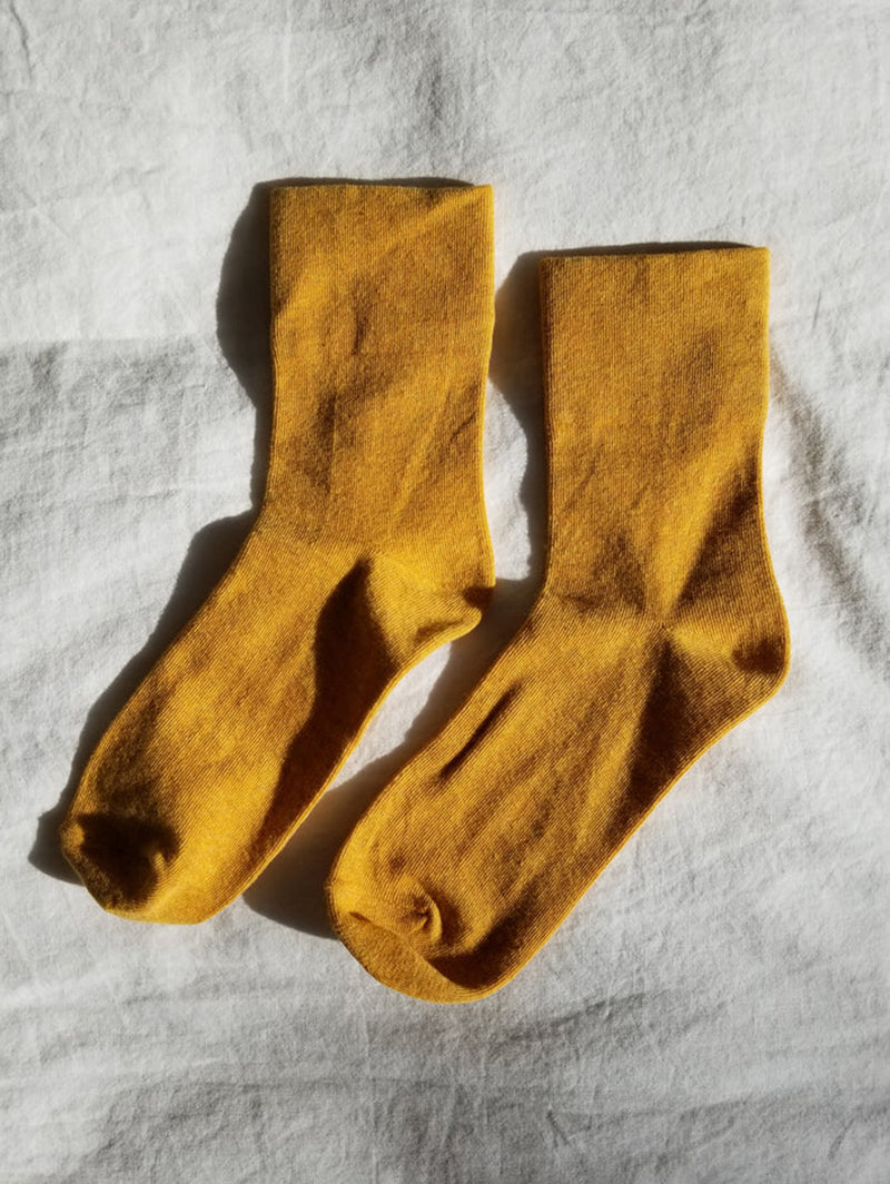 Sneaker Socks - Marigold-LE BON SHOPPE-Over the Rainbow