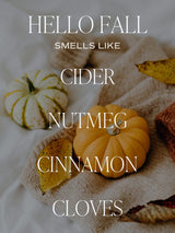 Amber Jar Soy Candle - Hello Fall-SWEET WATER DECOR-Over the Rainbow