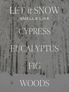 Amber Jar Soy Candle - Let It Snow-SWEET WATER DECOR-Over the Rainbow