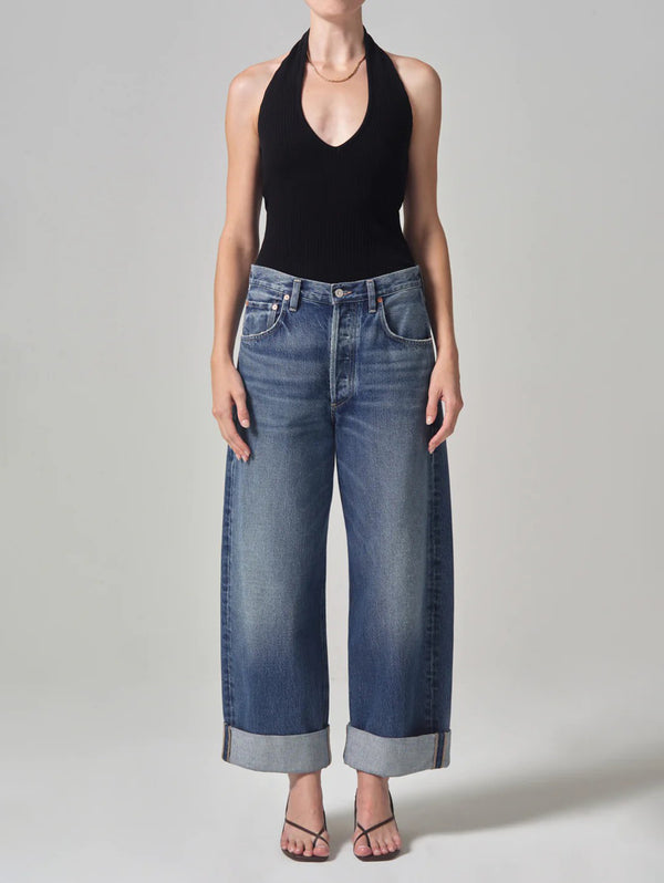 Ayla Baggy Cuffed Crop Jean - Brielle-Citizens of Humanity-Over the Rainbow