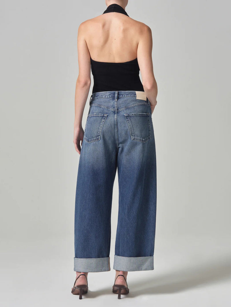 Ayla Baggy Cuffed Crop Jean Brielle