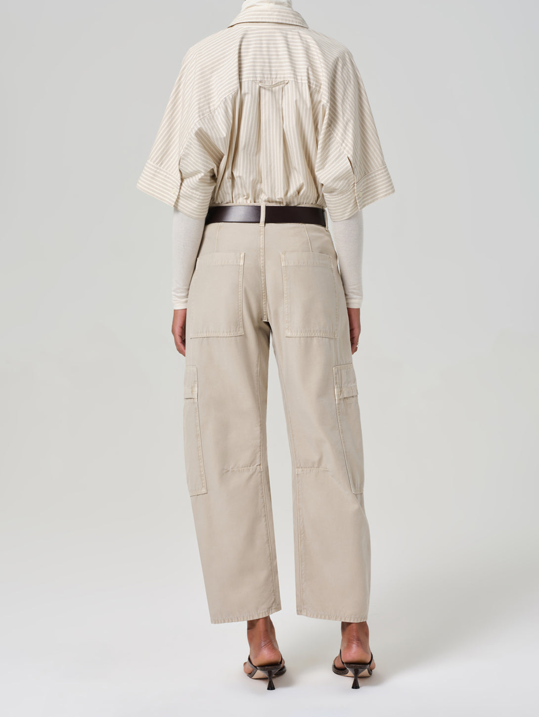 Marcelle Low Slung Easy Cargo Pant - Burnished Quartz-Citizens of Humanity-Over the Rainbow