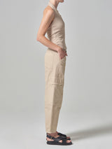 Marcelle Low Slung Easy Cargo Pant - Taos Sand-Citizens of Humanity-Over the Rainbow