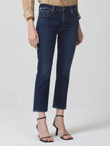 Isola Crop Straight Jean - Courtland-Citizens of Humanity-Over the Rainbow