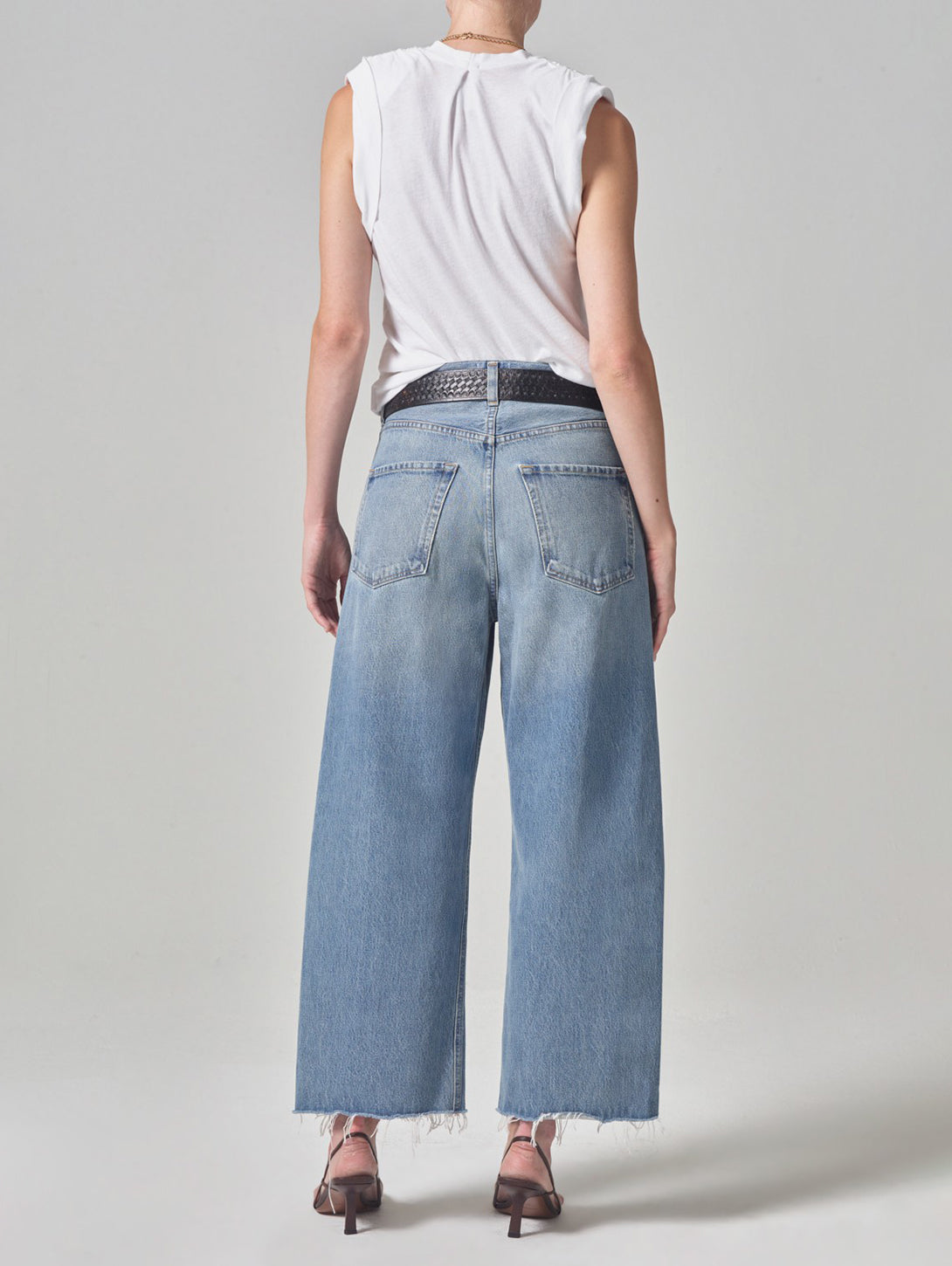 CITIZENS OF HUMANITY | Ayla Raw Hem Crop Jean - Sodapop | Over the