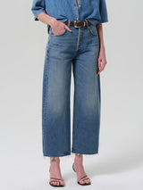 Ayla Raw Crop Jean - Telegraph