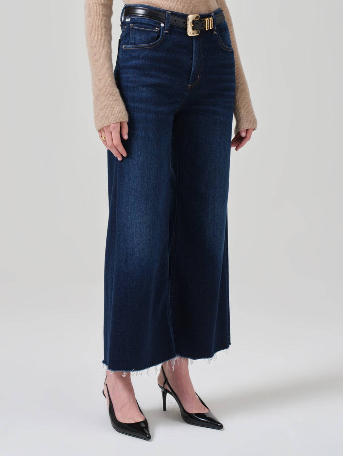 CITIZENS OF HUMANITY | Lyra Wide Leg Crop Jean - Lotus