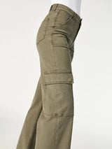 Alva Cargo Pant - Capers Luxe Twill-Mavi-Over the Rainbow