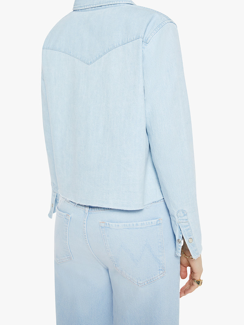 The Super Ex's Crop Step Fray Shirt - No End In Sight-Mother-Over the Rainbow